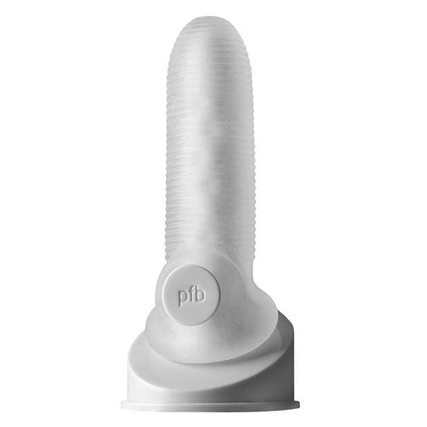 Perfect Fit - Fat Boy Micro Rib Sheath Cock Sleeve 5.5"(Clear) PF1033 CherryAffairs