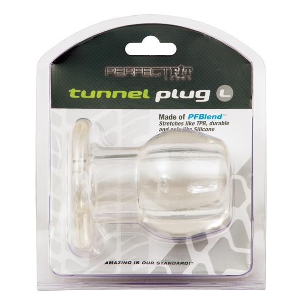 Perfect Fit - Large Tunnel Plug (Clear) - CherryAffairs.sg