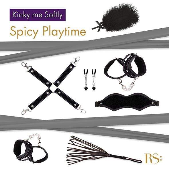 Rianne S - Kinky Me Softly BDSM Set (Black) RS1015 CherryAffairs