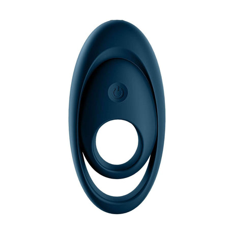 Satisfyer - Glorious Duo Silicone Vibrating Cock Ring (Black) STF1205 CherryAffairs