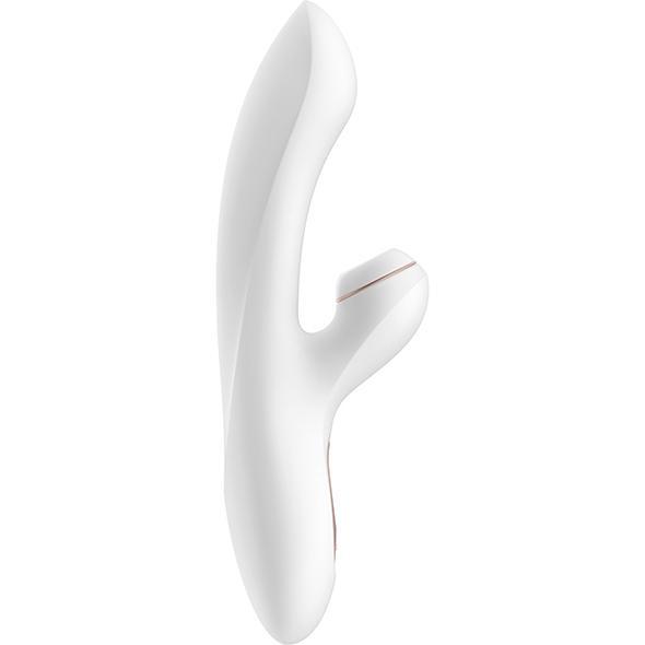 Satisfyer - Pro+ G Spot Rabbit Vibrator (White)    Rabbit Dildo (Vibration) Non Rechargeable