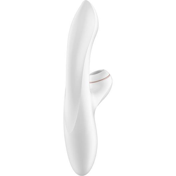 Satisfyer - Pro+ G Spot Rabbit Vibrator (White)    Rabbit Dildo (Vibration) Non Rechargeable