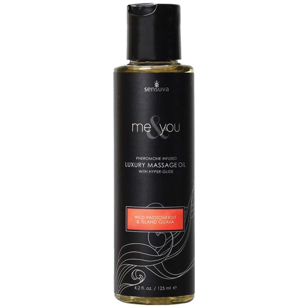 Sensuva - Me and You Pheromone Infused Luxury Massage Oil 4.2 oz (Wild Passion Fruit & Island Grava) SV1031 CherryAffairs