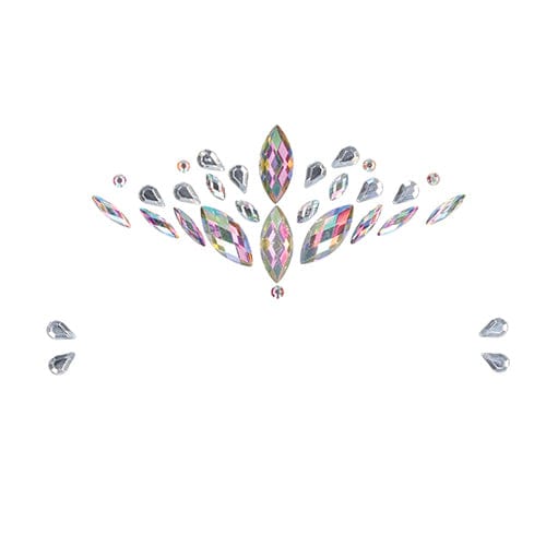 Shots - Le Desir Bliss Dazzling Crowned Face Bling Sticker Dressing Accessories O/S (Multi Colour) ST1034 CherryAffairs