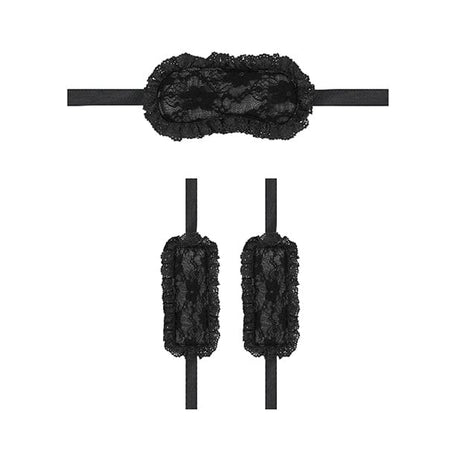 Shots - Ouch BDSM Beginners Introductory Bondage Kit #7 (Black) ST1044 CherryAffairs