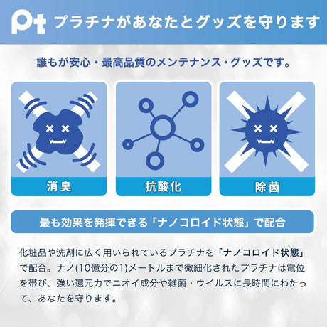 SSI Japan - Pt Platinum Nano Colloid Disinfecting Spray Toy Cleaner 100ml SSI1047 CherryAffairs