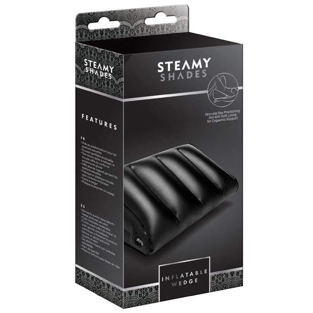 Steamy Shades - Inflatable Wedge Sex Furniture (Black) SMS1002 CherryAffairs