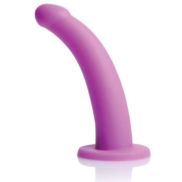 Strap U - Navigator Silicone G Spot Dildo with Strap On Harness (Black) STU1010 CherryAffairs