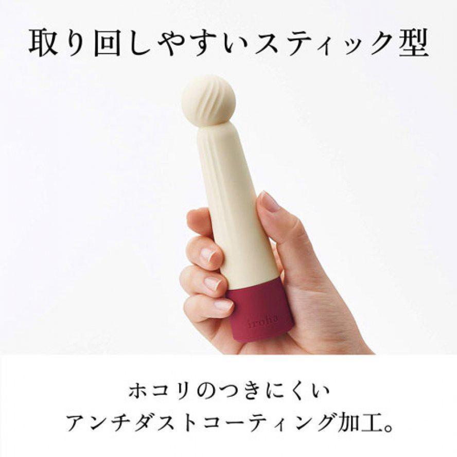 Tenga - Iroha Rin Takeakane Clit Massager (White/Red) TE1110 CherryAffairs