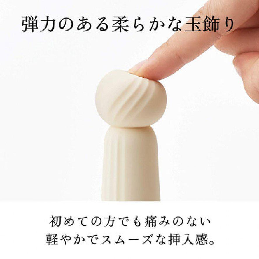 Tenga - Iroha Rin Takeakane Clit Massager (White/Red) TE1110 CherryAffairs