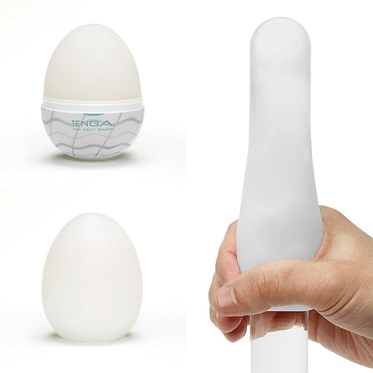 Tenga - Masturbator Egg Wavy 2 Cool Edition (Blue) TE1198 CherryAffairs