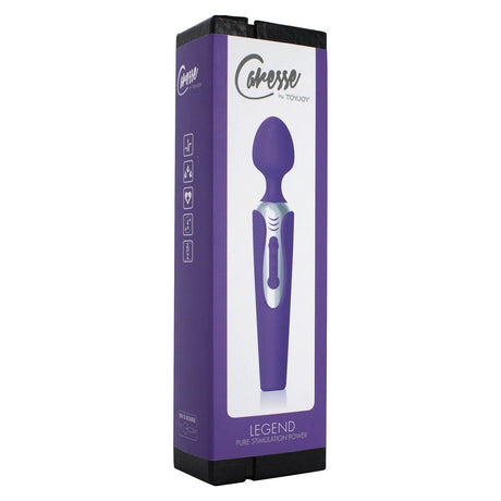 ToyJoy - Caresse Legend Wand Massager (Purple) - CherryAffairs.sg