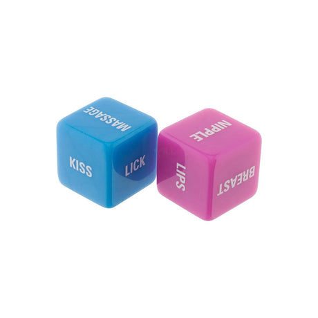 ToyJoy - Lovers Dice (Pink/Blue) - CherryAffairs.sg