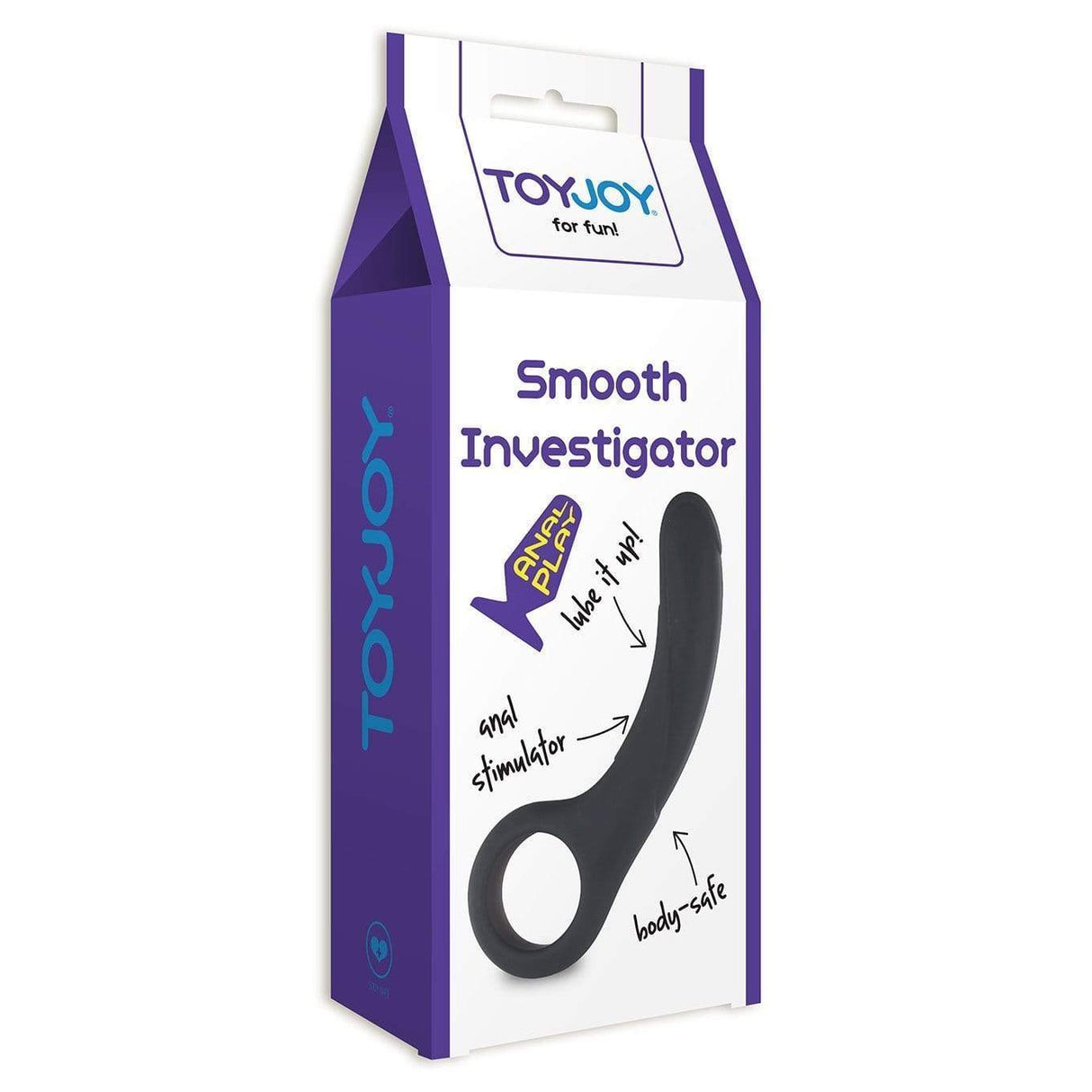 ToyJoy - Smooth Investigator Prostate Massager (Black) - CherryAffairs.sg