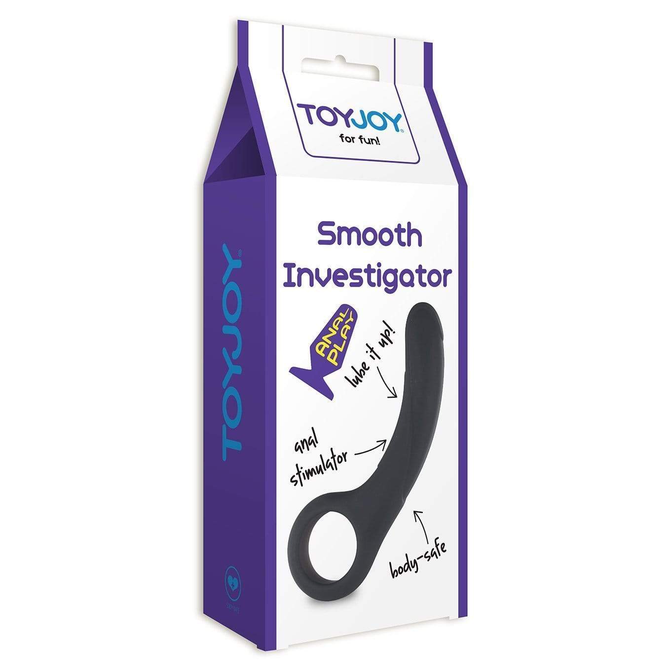 ToyJoy - Smooth Investigator Prostate Massager (Black) - CherryAffairs.sg