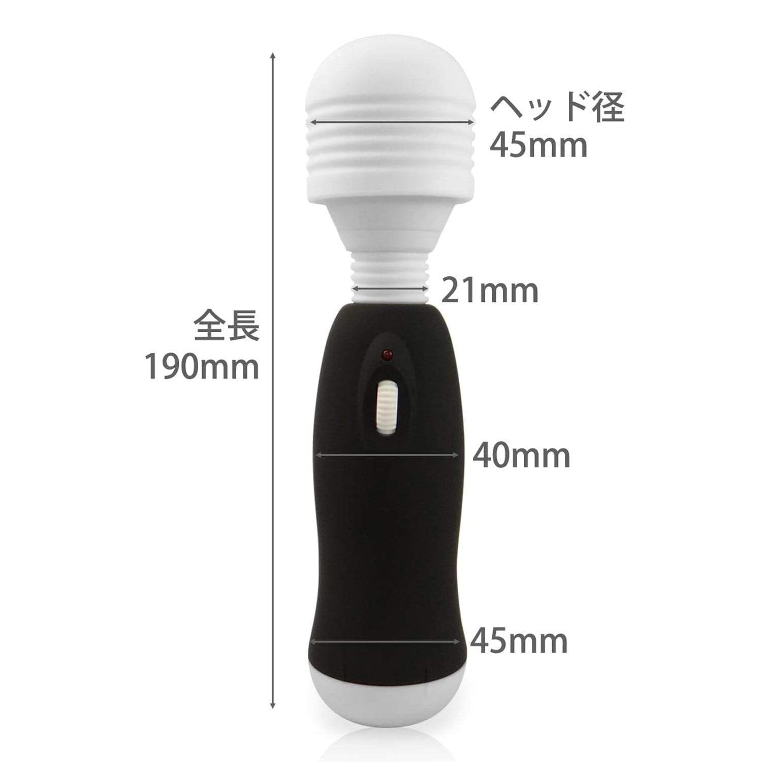 Wild One - Kuro Denma 2 Wand Massager (Black) WO1028 CherryAffairs