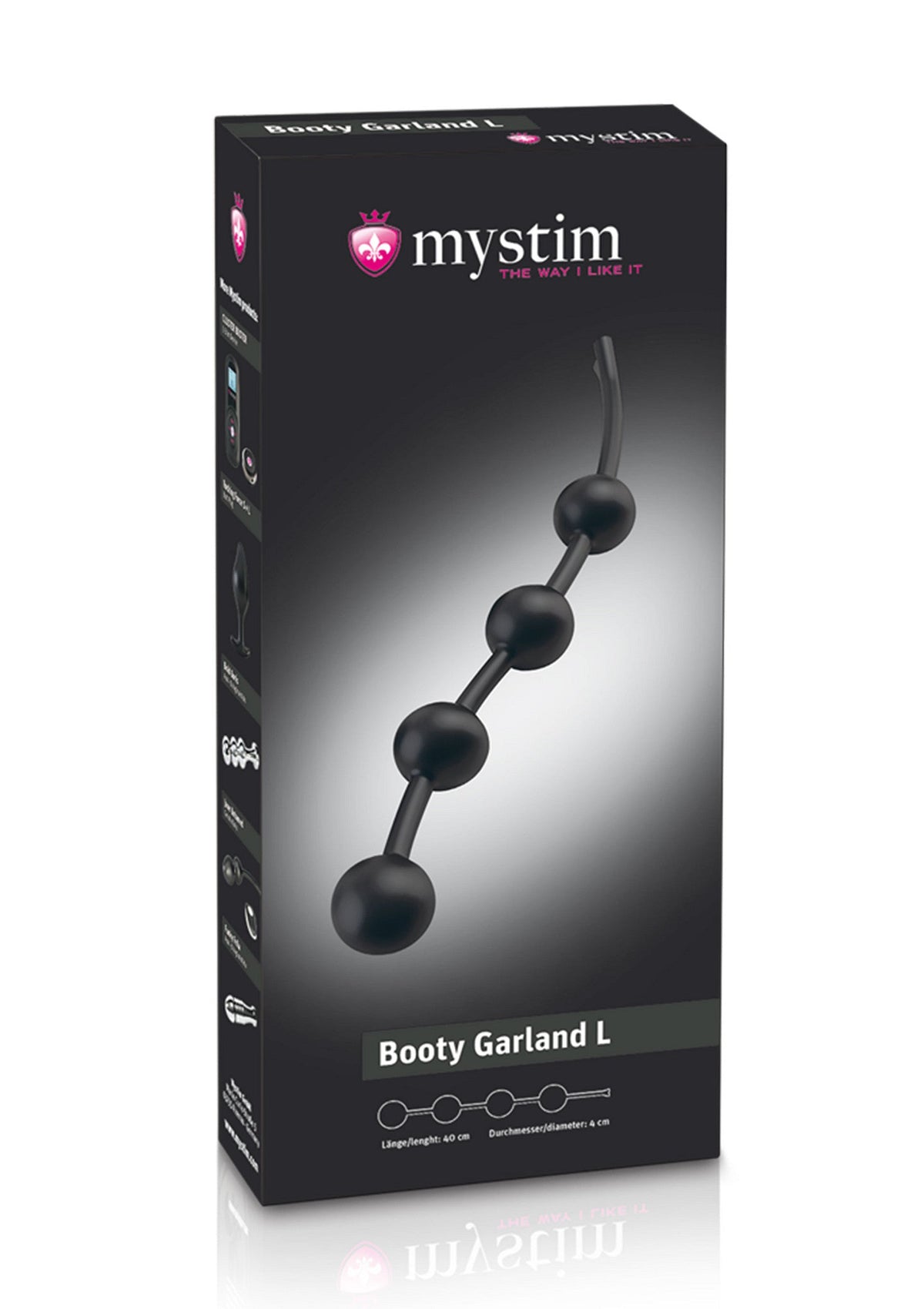 Mystim - Booty Garland Anal Chain L eStim Toy