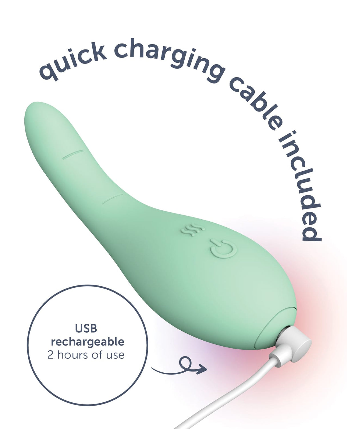 plusOne - Petite Heated Vibrating Pelvic Floor Therapy Wand