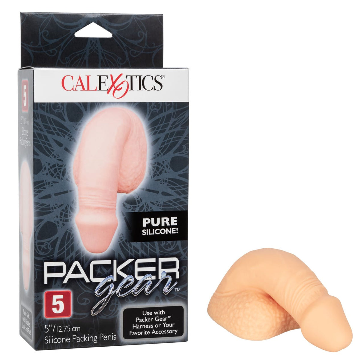 CalExotics - Packer Gear 5英寸硅胶穿戴式阴茎填充器