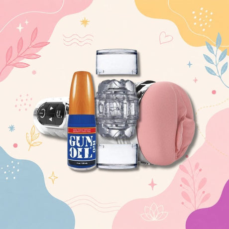 Mastur-Better: His Upgrade Kit (Fleshlight/Gun Oil) CherryAffairs