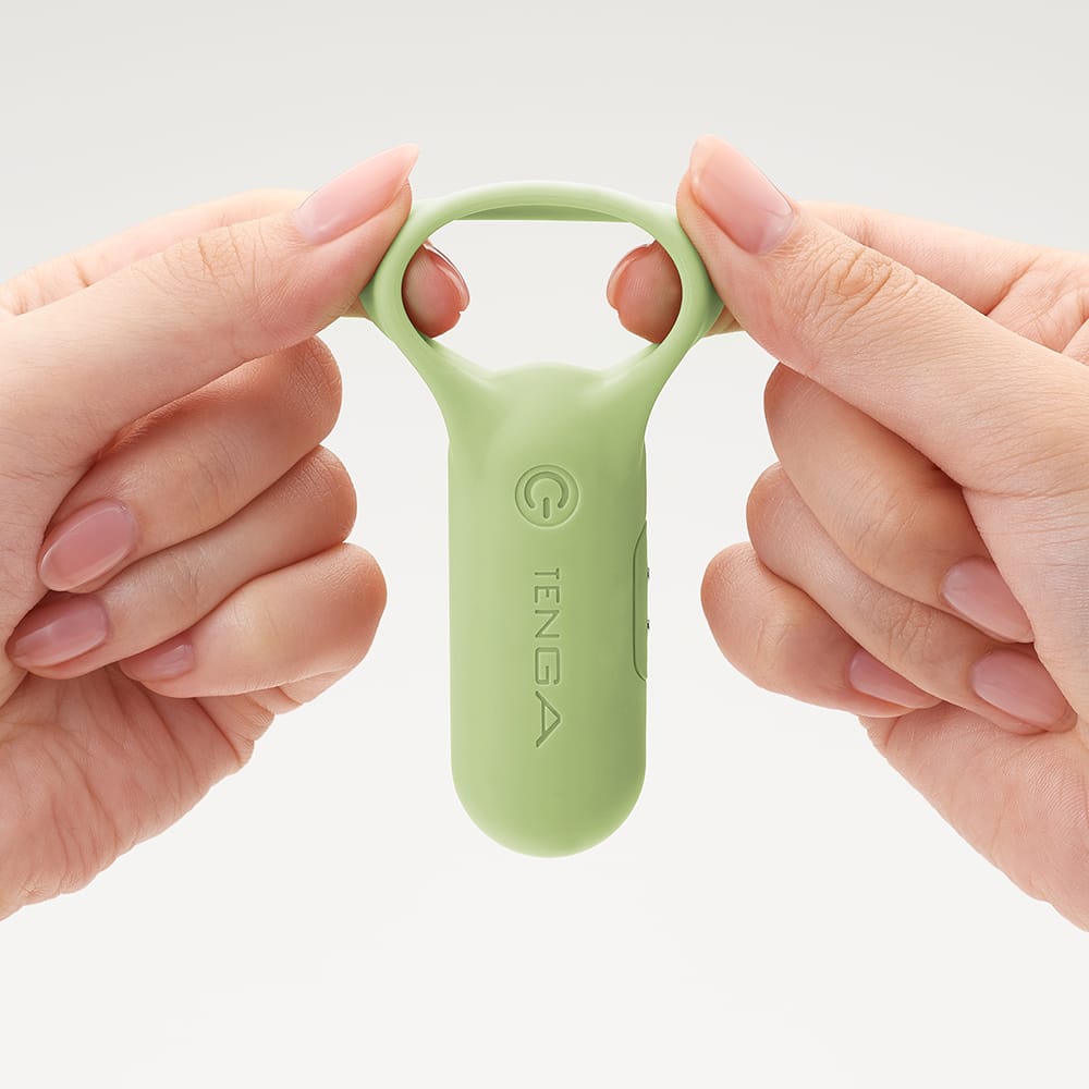 Tenga - Pairing Plus Vibrating Silicone Cock Ring CherryAffairs