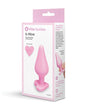 B-Vibe - B-Mine Butties Heart-Base Silicone Anal Plug (Pink) - Pink