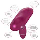 CalExotics - Dual Rider Remote-Control Wearable Couples Vibrator (Red) - Red