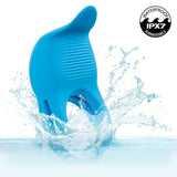 CalExotics - Rumbler Dual-Ring Vibrating Cock Ring (Blue) - Blue