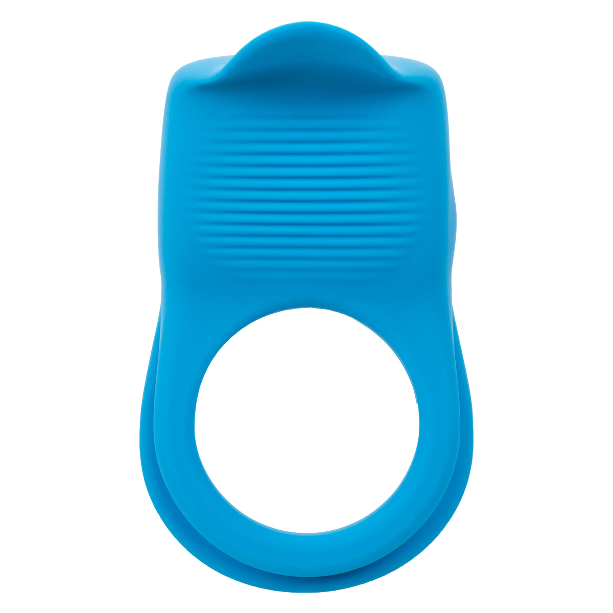 CalExotics - Rumbler Dual-Ring Vibrating Cock Ring (Blue) - Blue