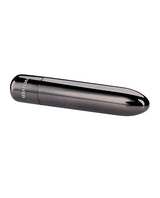 Evolved - Real Simple Rechargeable Bullet Vibrator (Black Chrome) - Metallic