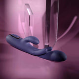 Evolved - Bow Down Rechargeable Rabbit Vibrator (Purple)