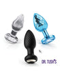 Dr. Tush's - Venture Glass, Metal & Vibrating Anal Plug Set (Multi Colour) - Multi Colour / Small