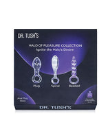 Dr. Tush's - Halo of Pleasure Glass Anal Plug Set - Beige