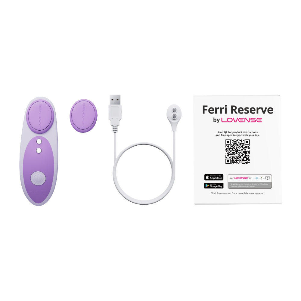 Lovense - Ferri Reserve 应用控制式储物柜振动器（紫色）