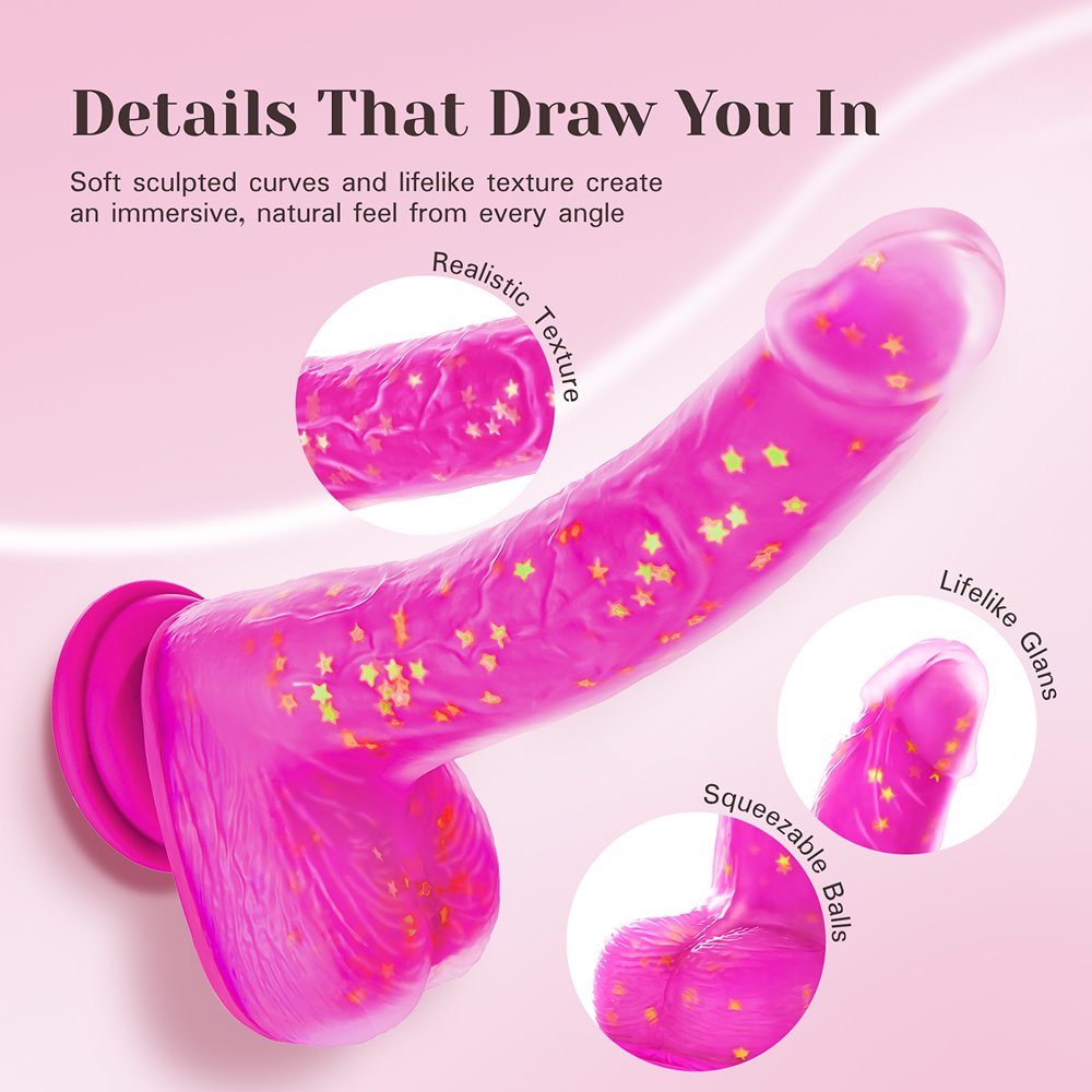 Tracy's Dog - JeliVoy Thrusting Dildo Jellyskin (Rose Red)