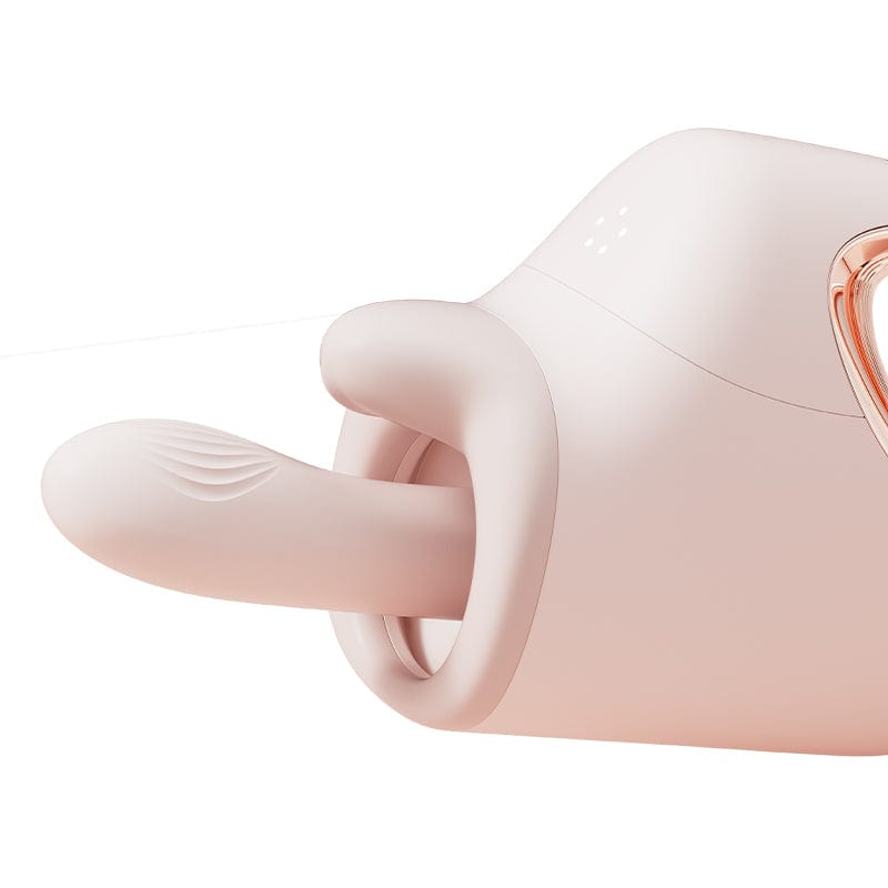 AK - G1 AI App-Controlled Thrusting Heating Vibrator (Pink)   CherryAffairs.sg