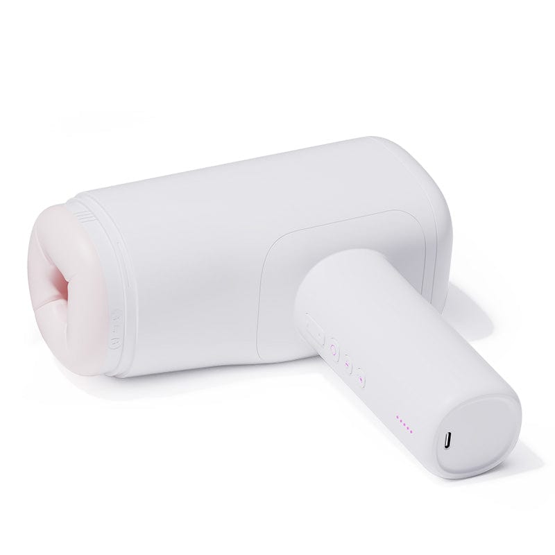 AK - Super S1 Pro Automatic Stroker Masturbator (White) AK1002 CherryAffairs