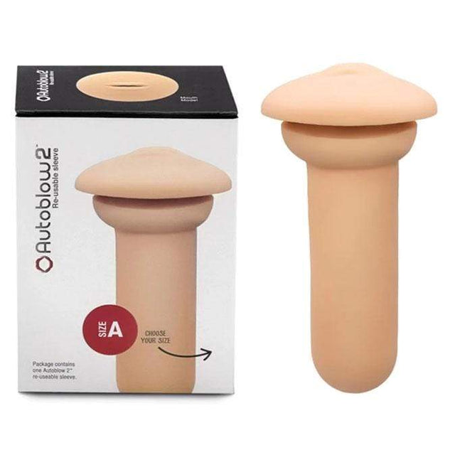 🎁 Autoblow - 2 Plus XT Sleeve Vagina and Mouth Orifice (Beige) (100% off) CherryAffairs