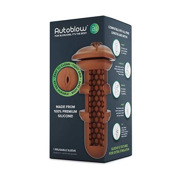 🎁 Autoblow - A.I Series Standard Silicone Sleeve Vagina Mouth Anus Orifice (100% off) AB1016 CherryAffairs