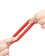 B-Vibe - Flex Ring Grip Silicone Cock Ring (Red) BV1032 CherryAffairs