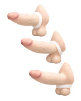 B-Vibe - Flex Ring Loop Silicone Cock Ring (Clear) BV1033 CherryAffairs