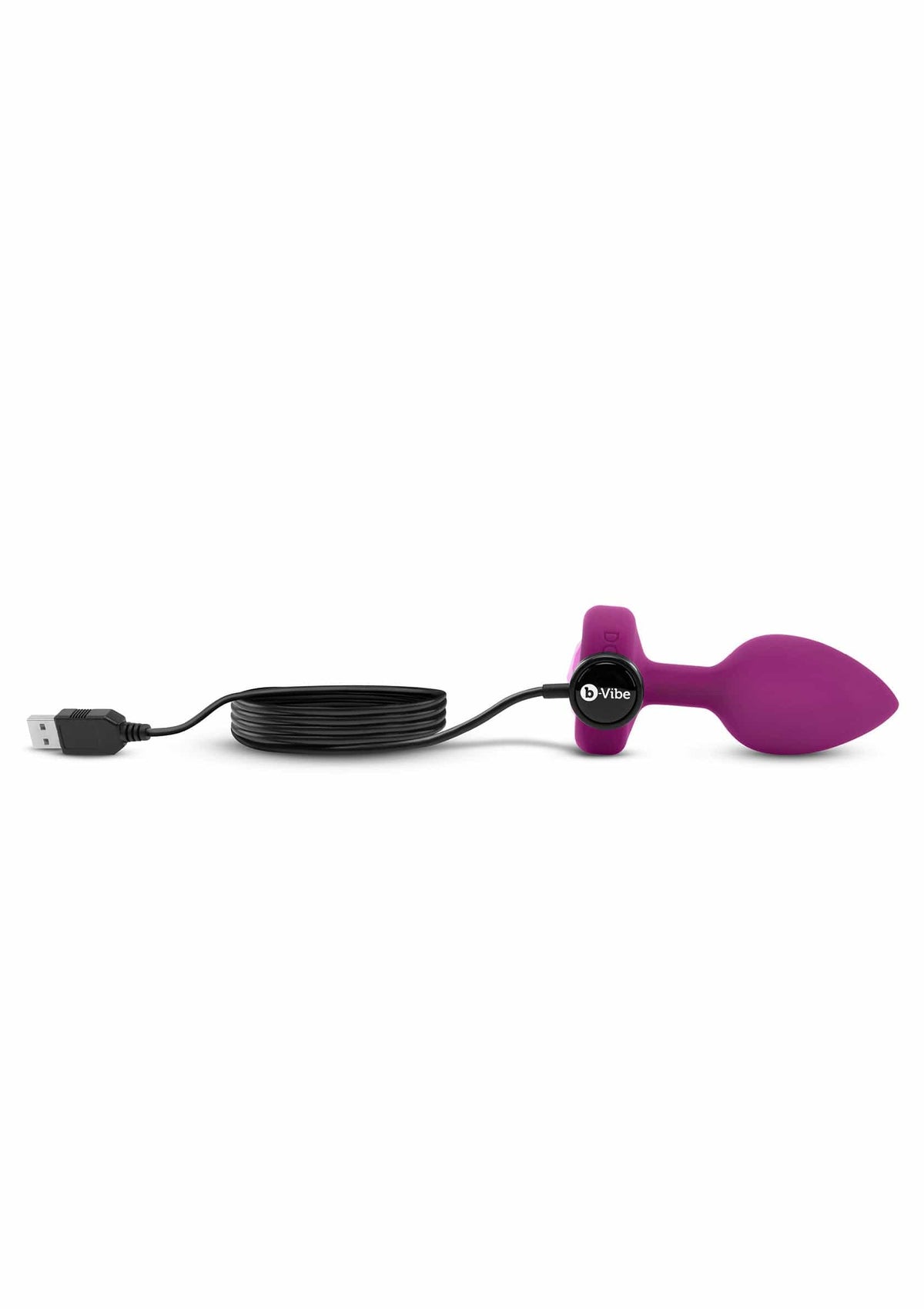 B-Vibe - Rechargeable Vibrating Jewel Anal Plug S/M (Pink) BV1026 CherryAffairs
