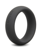 B-Vibe - Snug Silicone Cock Ring Collection (Black) CherryAffairs