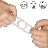 CalExotics - Alpha Liquid Silicone Commander Pump Transfer Ring (Beige) – product view 2