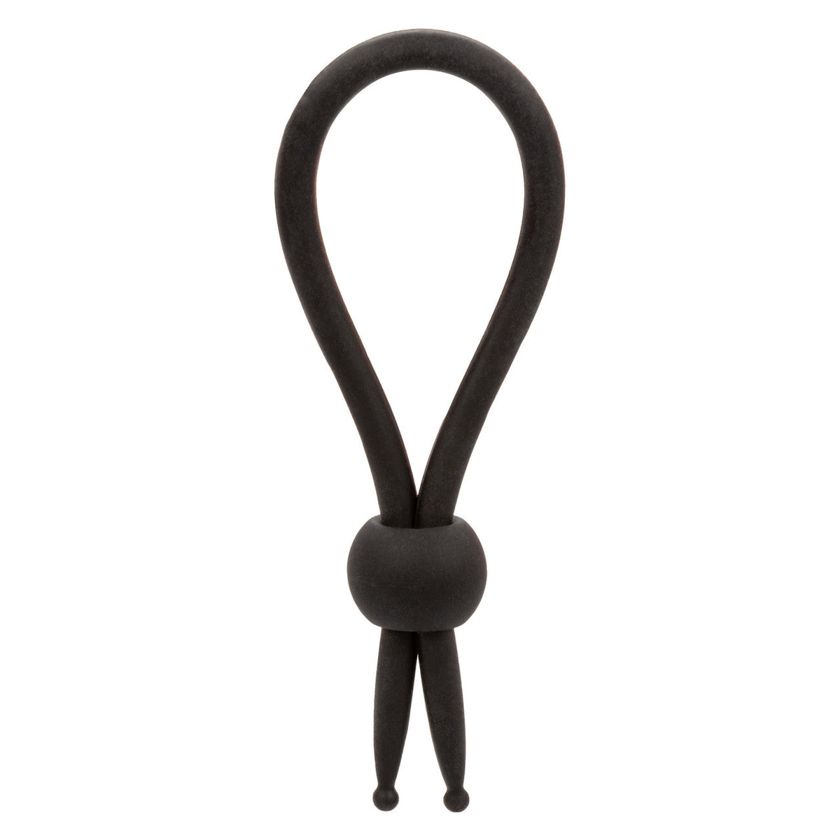 CalExotics - Alpha Liquid Silicone Adjustable Lasso Cock Ring (Black) – product view 8