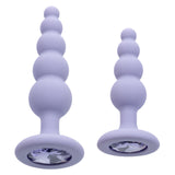 CalExotics - First Time Crystal Beaded Anal Probe Duo (Purple) – product view 3
