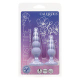 CalExotics - First Time Crystal Beaded Anal Probe Duo (Purple) – product view 4