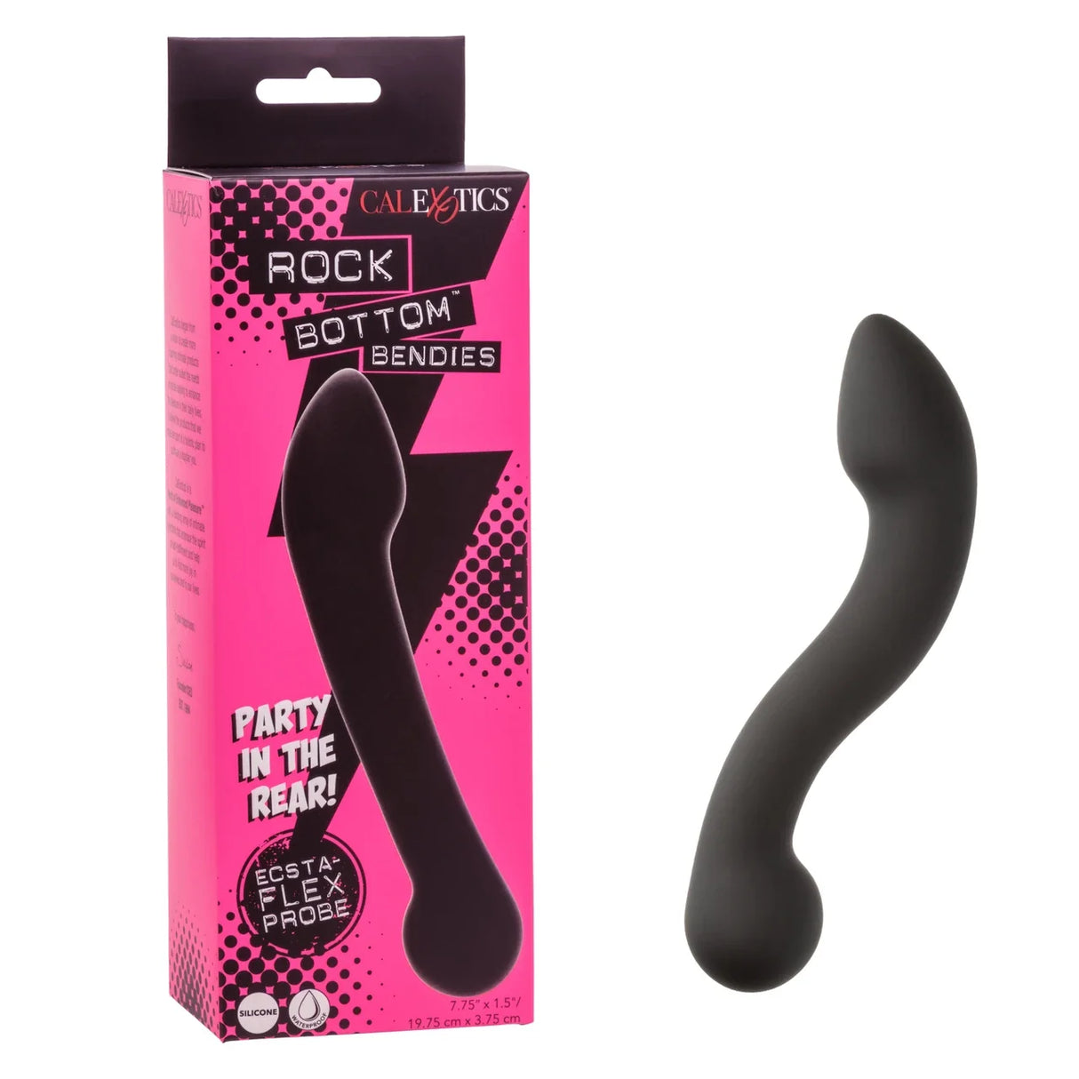 CalExotics - Rock Bottom Bendies Ecsta Flex Flexible Silicone Prostate Probes – product image