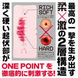 Hato Pura - OnePoint Dual Density Targeted Texture Masturbator – product view 3