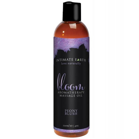 Intimate Earth - Bloom Peony Blush Natural Massage Oil 120 ml IE1049 CherryAffairs